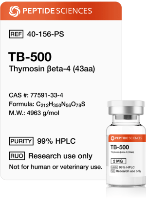 Scientist performing HPLC analysis to verify the 99 percent purity of TB-500.